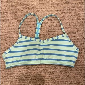 girls light green ivivva sport bra